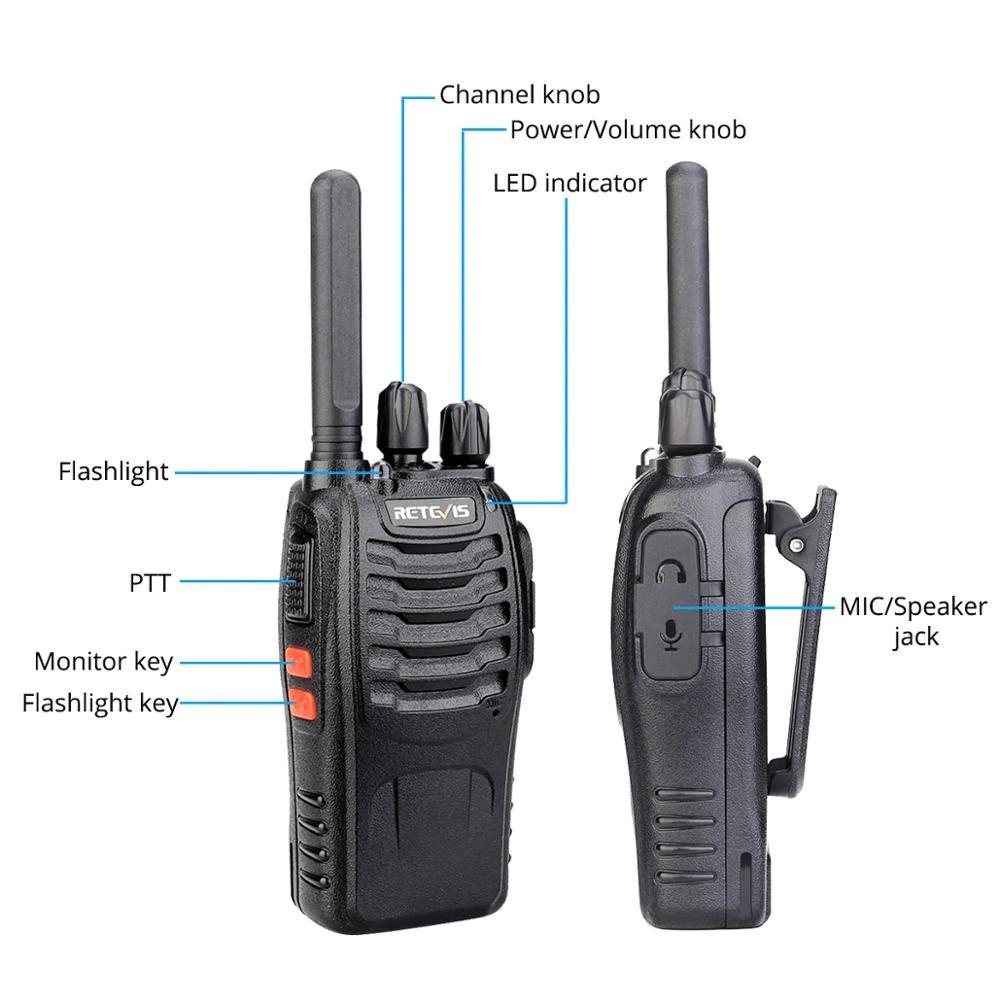 Norvo | Radio Walkie Talkie 2 stk USB-lading