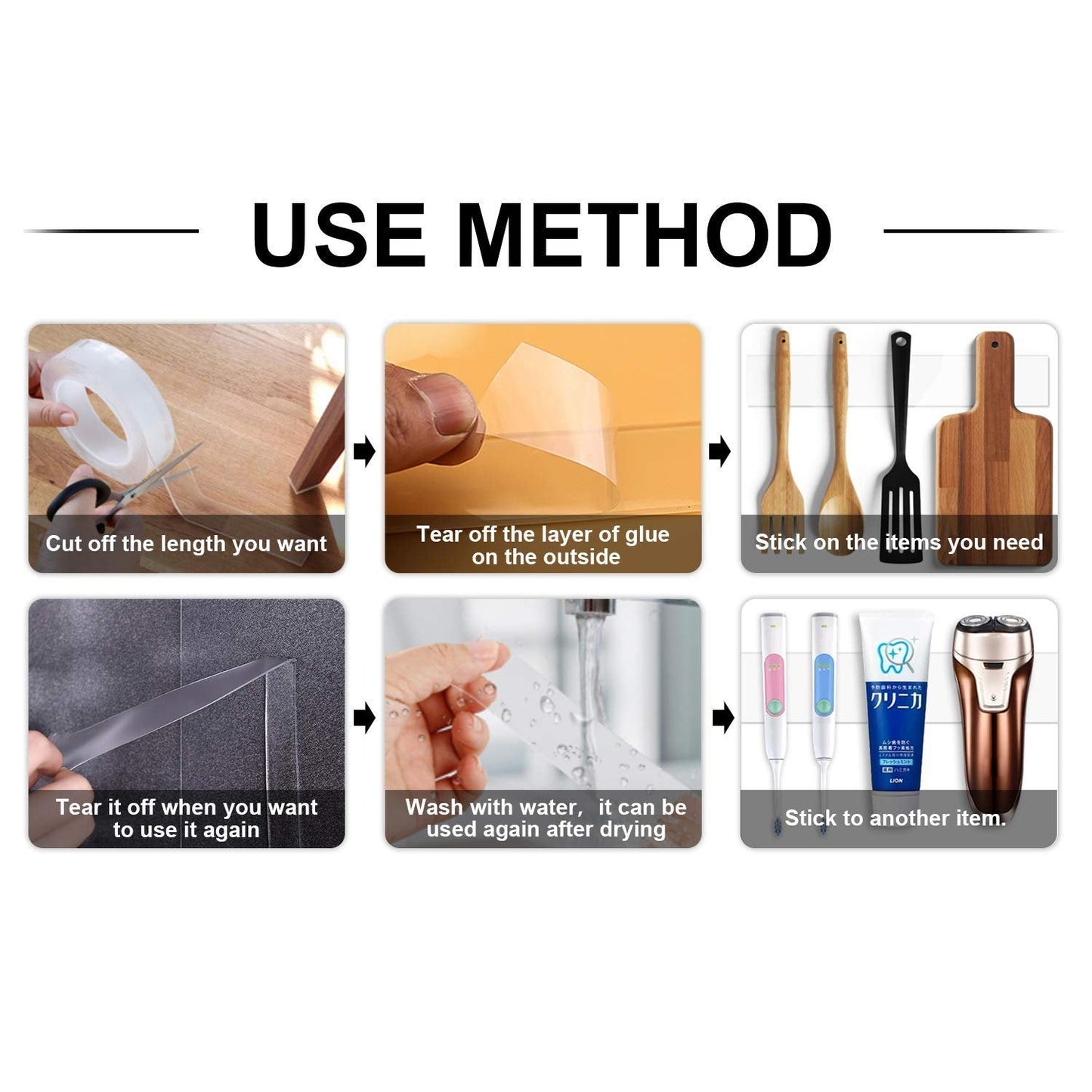 Norvo | Gjenbrukbar Nano Gel Tape