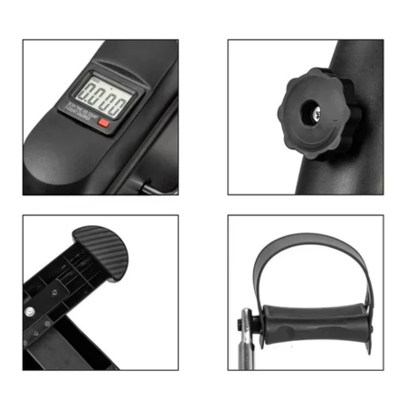 Norvo | Pedal Sykkel Treningssykkel – Kompakt Elektrisk Mini Sykkel med LCD Skjerm