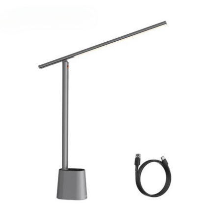 Norvo | Dimmbar LED Skrivebordlampe med Øyebeskyttelse, Justerbar Lysstyrke og Sammenleggbar Design