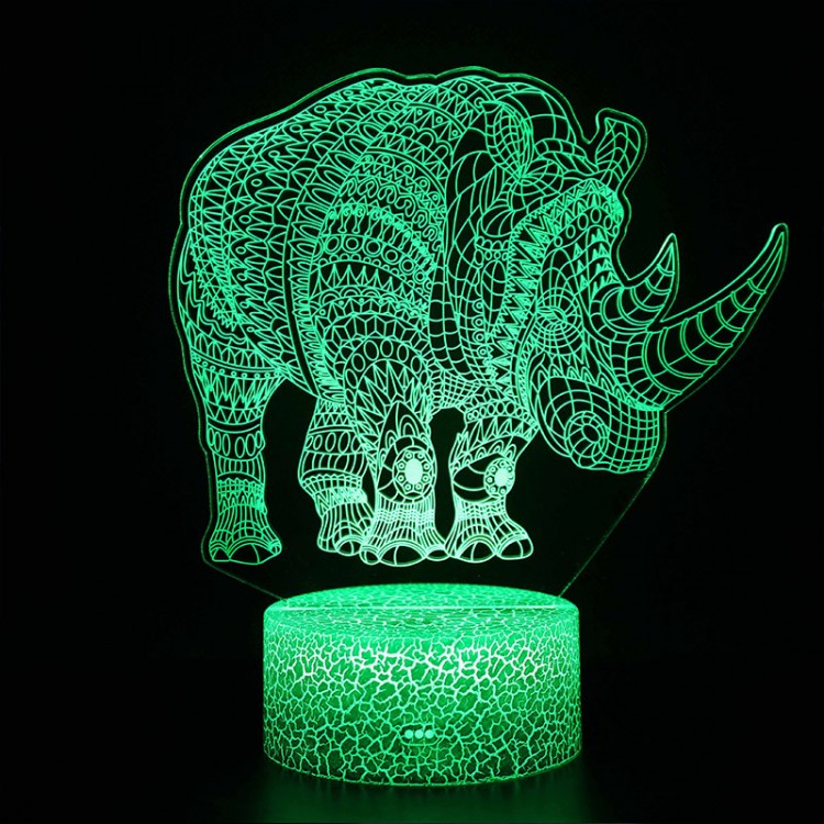 Norvo | 3D Lampe Nesehorn Majestet