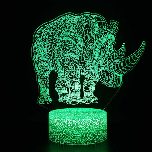 Norvo | 3D Lampe Nesehorn Majestet