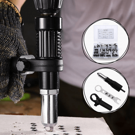 Norvo | DrillRivet Quick – Universell adapter for elektrisk drill riveting