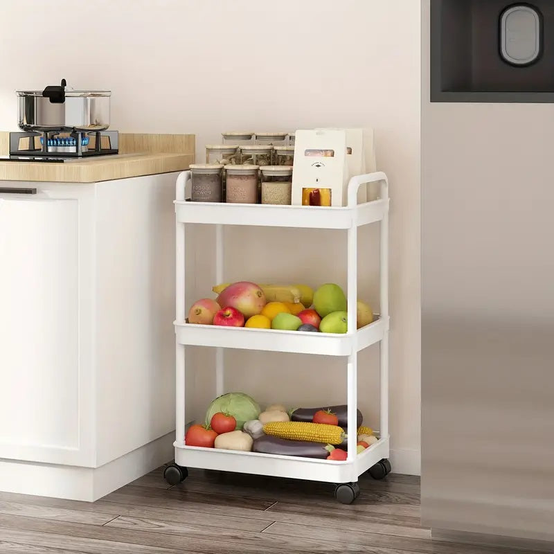 Norvo | 3-lags multifunksjonell rullende vogn med hjul