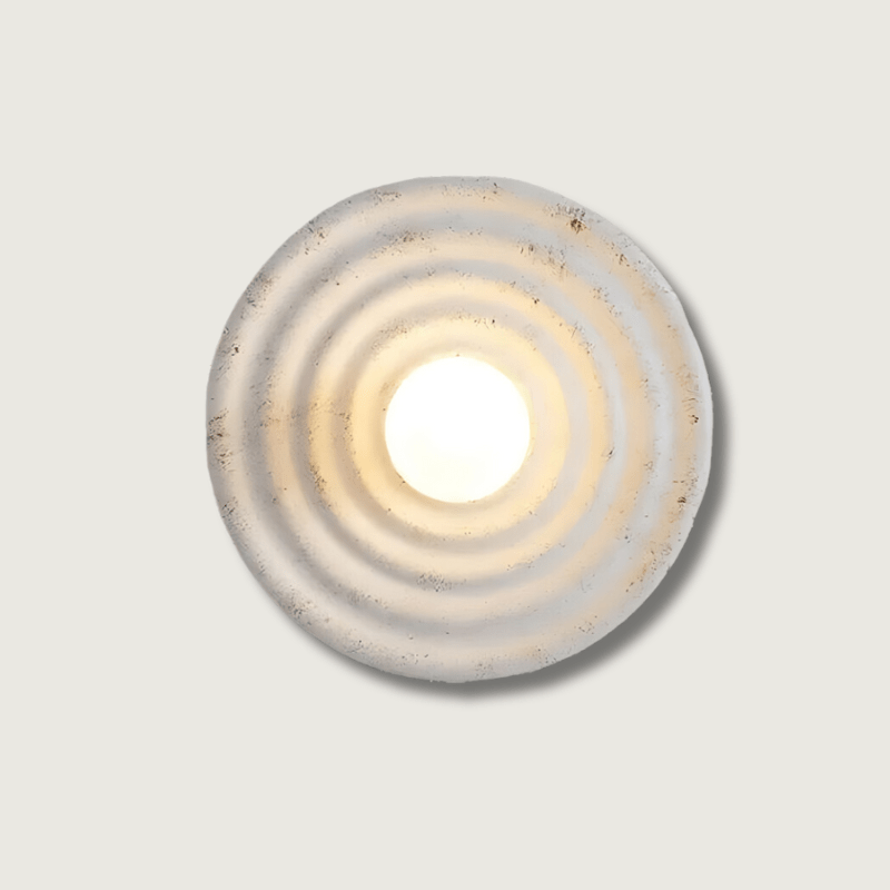 Norvo | Wabi-Sabi Japandi Vegglampe med mykt atmosfærisk lys