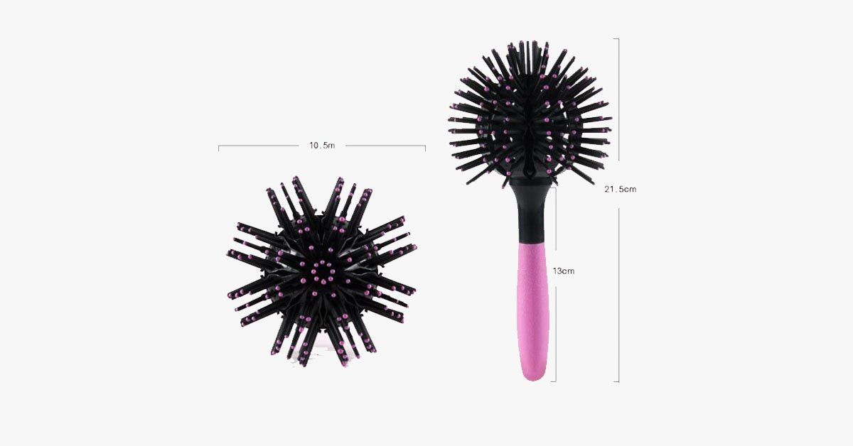 Norvo | 360 spheric styling curl hair comb