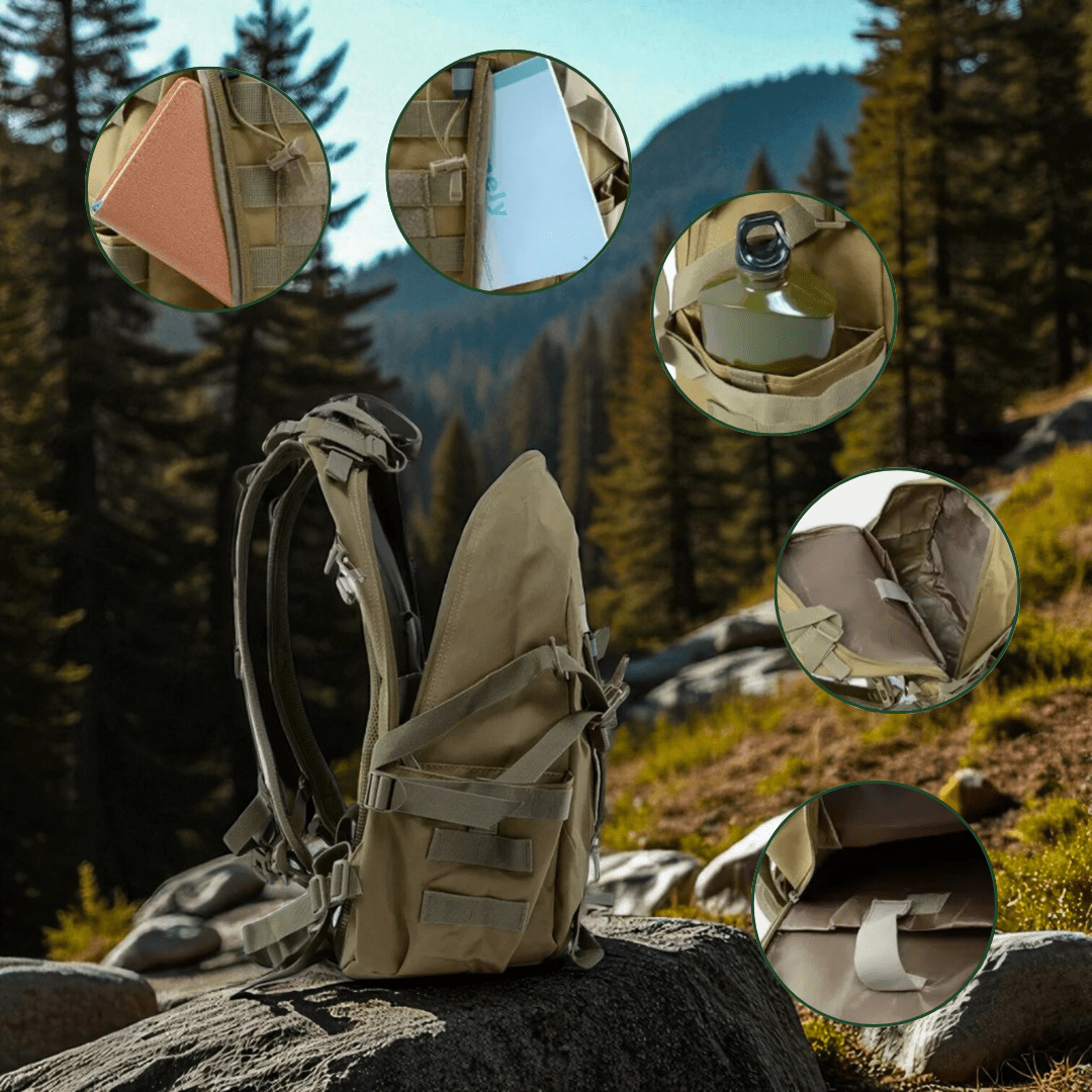 Norvo | ROVEX 40L – Taktisk Ryggsekk med MOLLE System & Vannavvisende Design