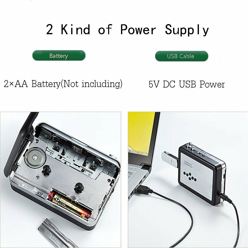 Norvo | Kasset-til-MP3 format konverter - Lagre til USB minnepinne - Musikkspiller