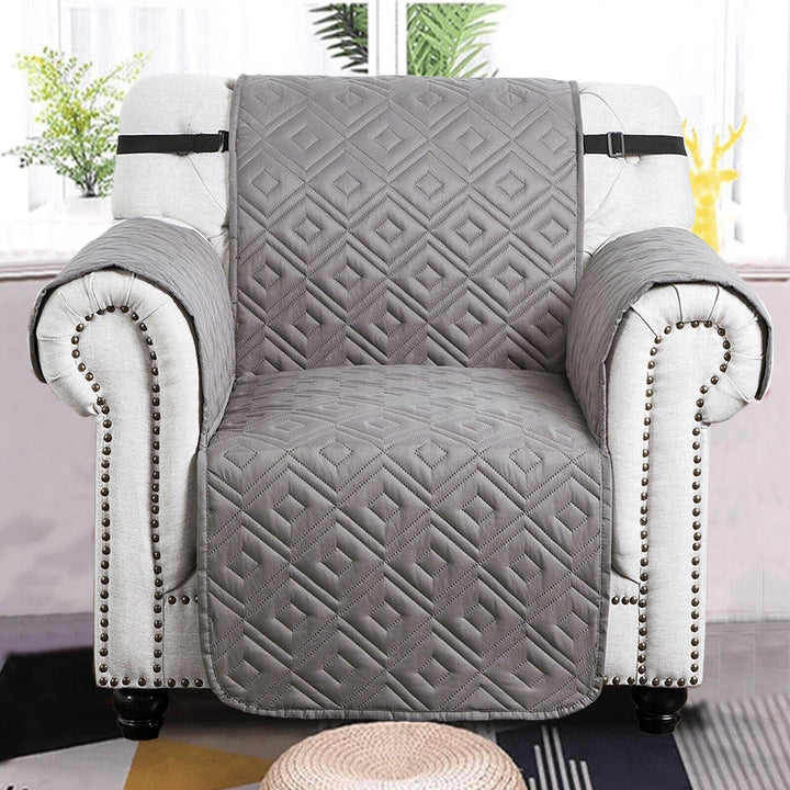 Quilted Sofa Cover Pet Protector Throw Waterproof Sofa Slip Covers 1/2/3 Settee Norvo