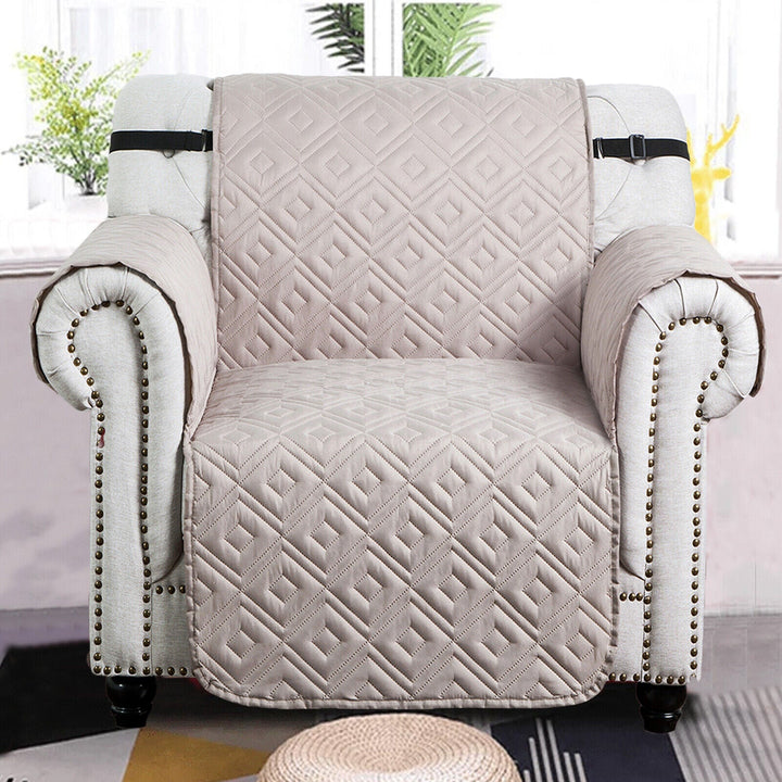 Quilted Sofa Cover Pet Protector Throw Waterproof Sofa Slip Covers 1/2/3 Settee Norvo