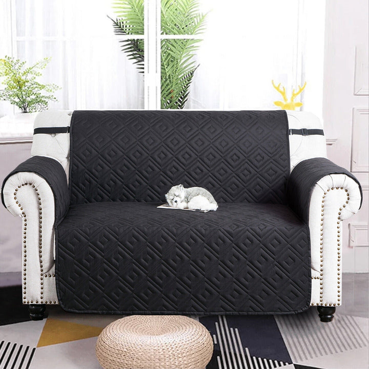 Quilted Sofa Cover Pet Protector Throw Waterproof Sofa Slip Covers 1/2/3 Settee Norvo