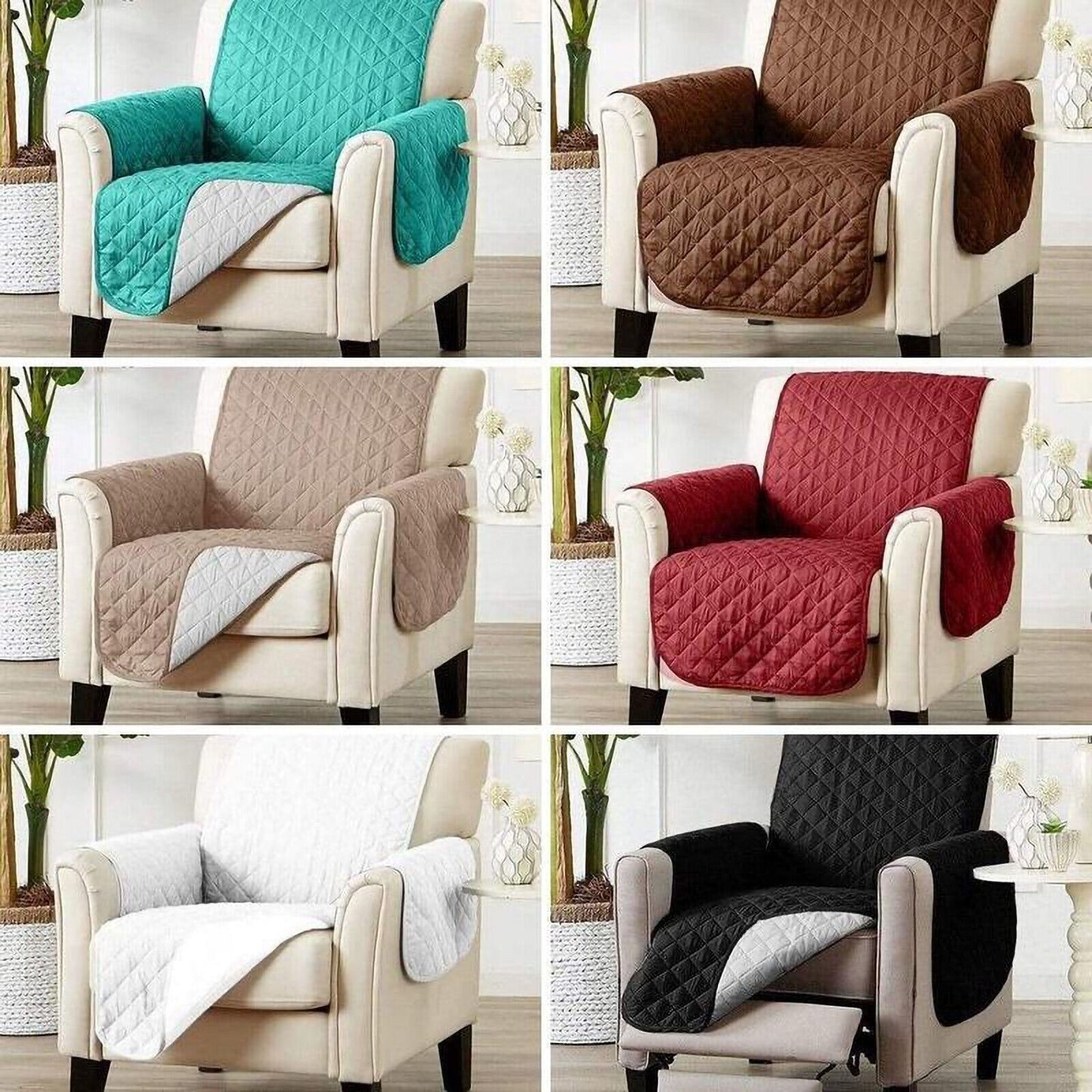 1/2/3 Seters Kjæledyr Sofa Beskyttelsesdeksel Quilted Sofa Deksel Lounge Slipcover Norvo