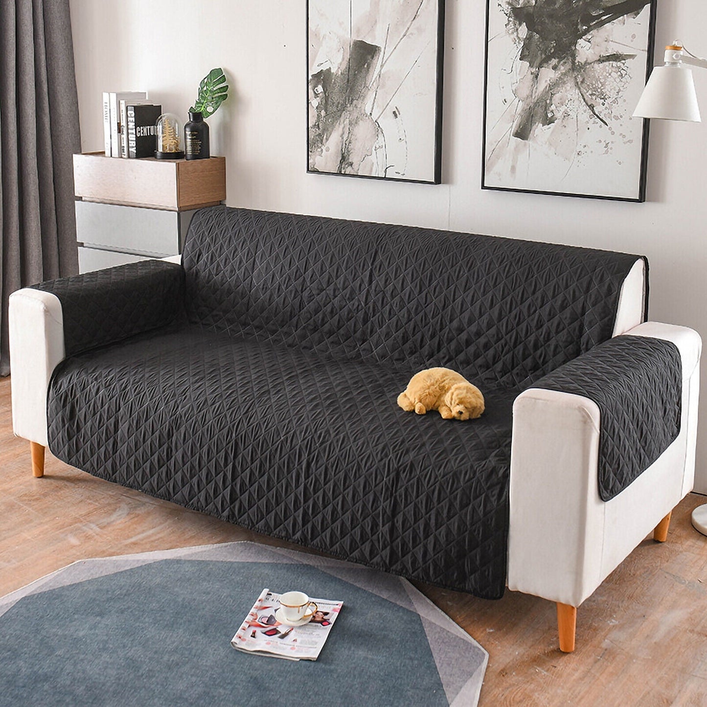 1/2/3 Seters Kjæledyr Sofa Beskyttelsesdeksel Quilted Sofa Deksel Lounge Slipcover Norvo