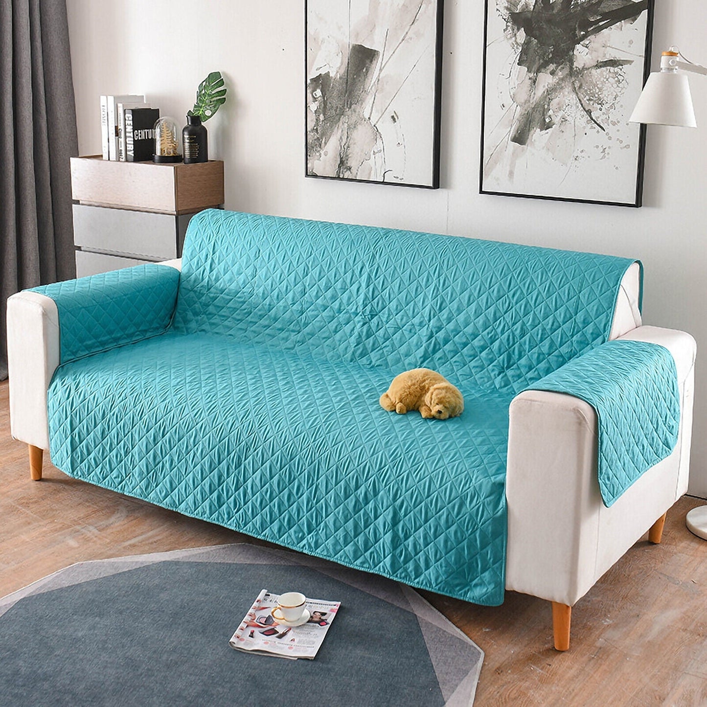 1/2/3 Seters Kjæledyr Sofa Beskyttelsesdeksel Quilted Sofa Deksel Lounge Slipcover Norvo