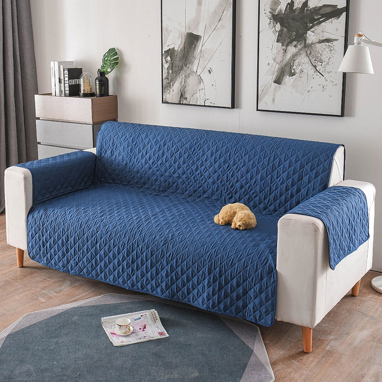 1/2/3 Seters Kjæledyr Sofa Beskyttelsesdeksel Quilted Sofa Deksel Lounge Slipcover Norvo