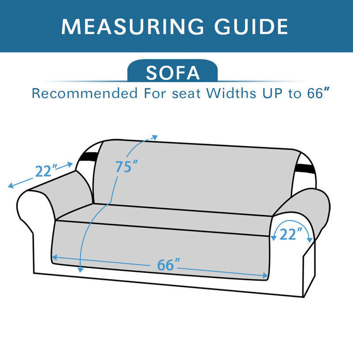 Quilted Sofa Cover Pet Protector Throw Waterproof Sofa Slip Covers 1/2/3 Settee Norvo