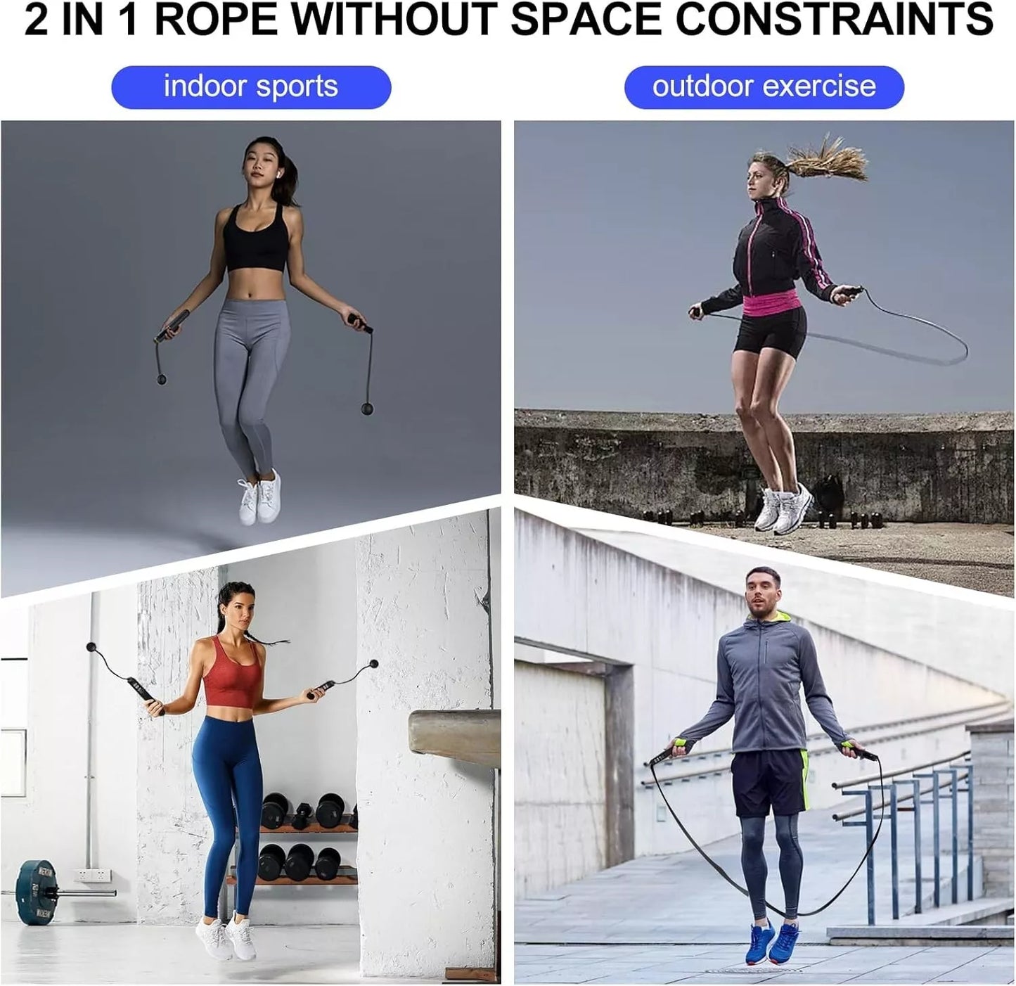 Norvo | Smart Hoppetau – Trådløs Fitness med Sanntidsovervåking