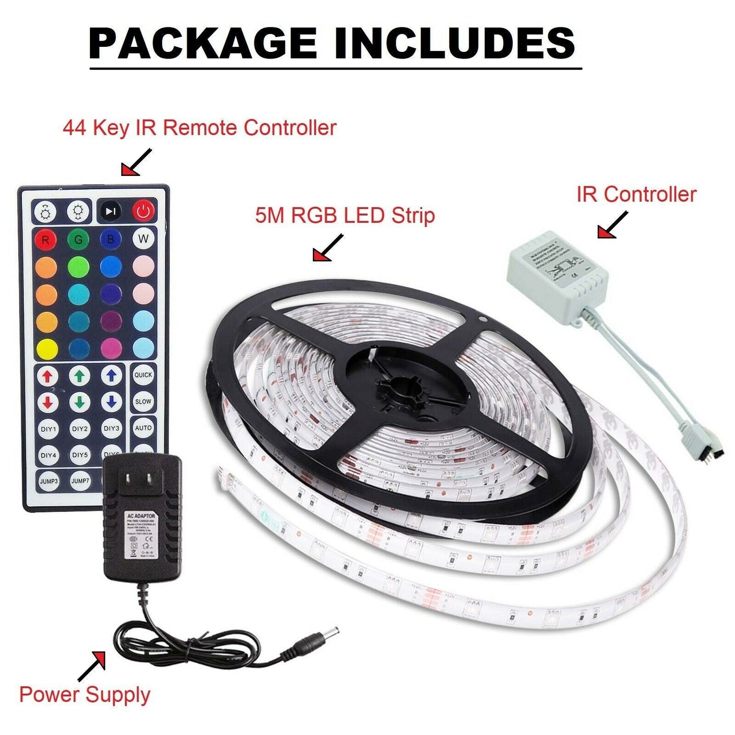 Norvo | Led Strip Lys | 20 farger rgb Led Strip