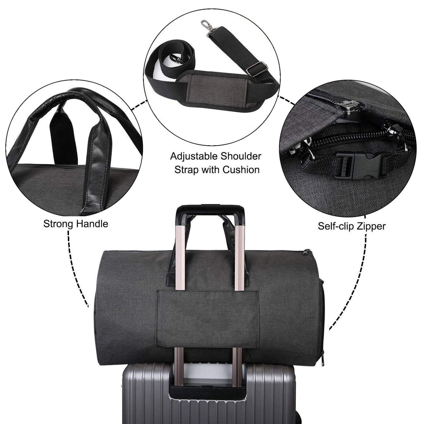 Konvertibel massiv lagring - opptil 6 dager bag med designede rom Norvo