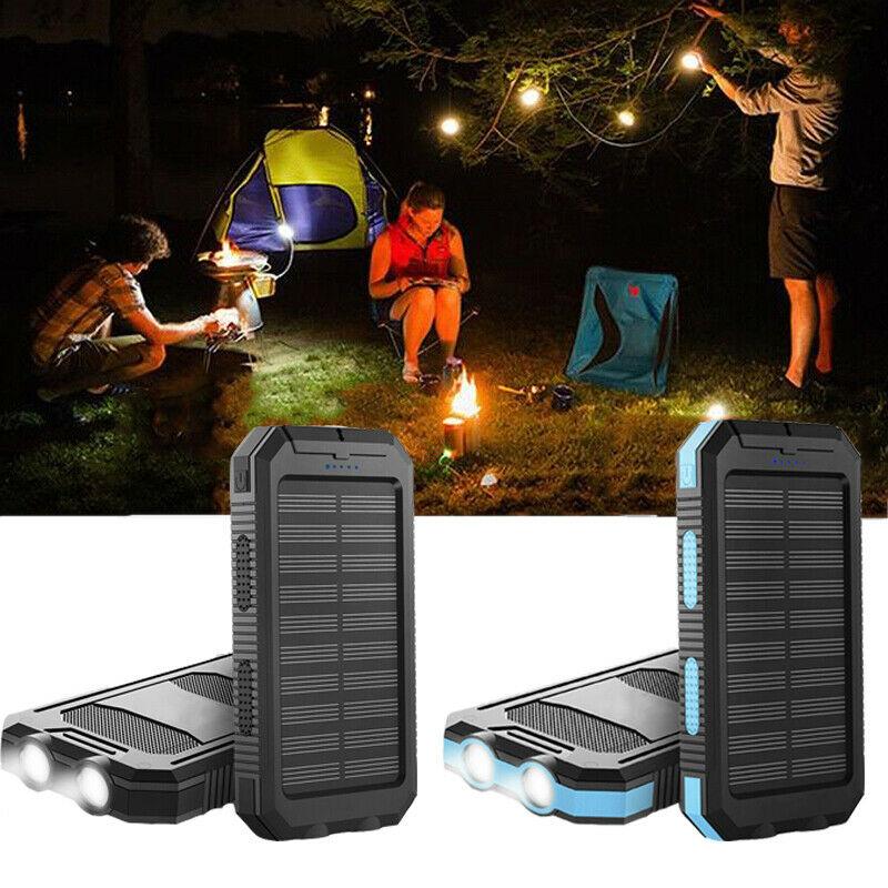 Norvo | Solenergi Power Bank Vanntett Dual USB Lader