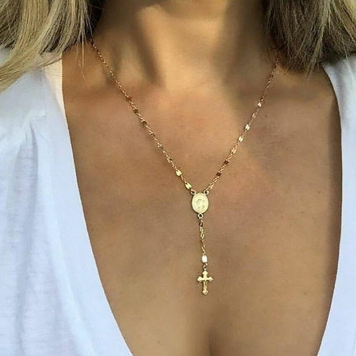 Norvo | Spirituell Rosary Halskjede – Stilfull Tro Smykke for Enhver Anledning