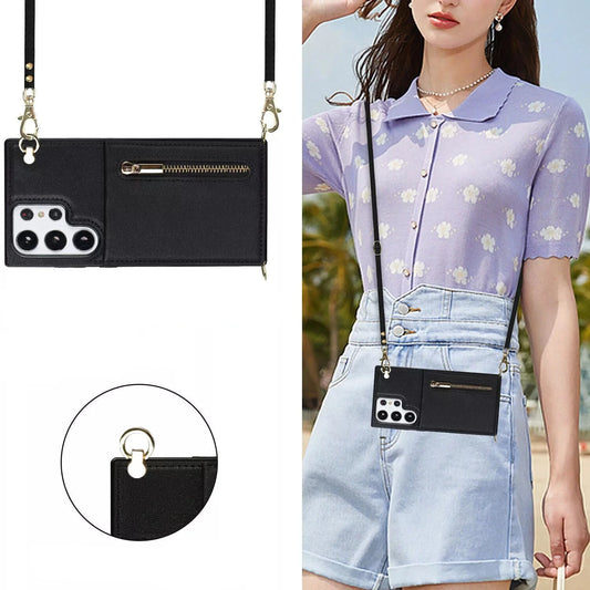 Norvo | 3i1 Telefonveske med kort- og myntlomme crossbody veske