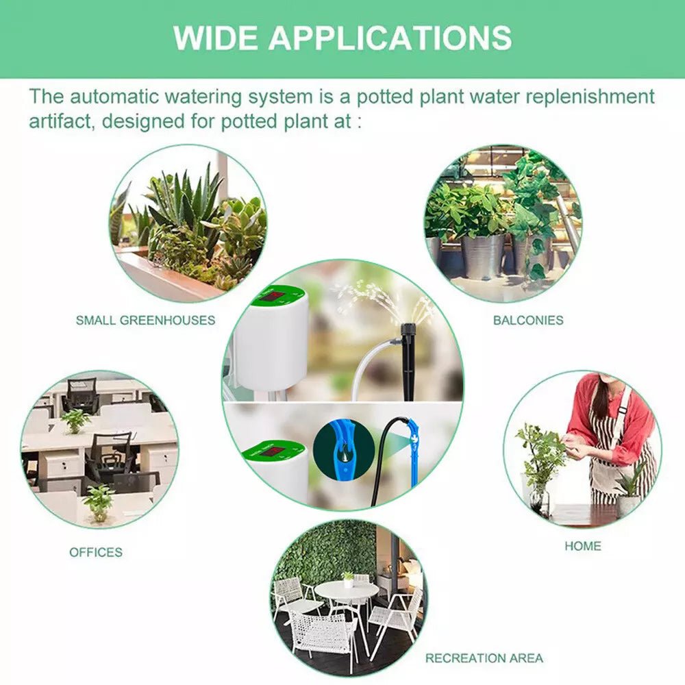 Norvo | Automatisk Vanning System for Innendørs Planter | Smart Vanning med Pumpe & Timer