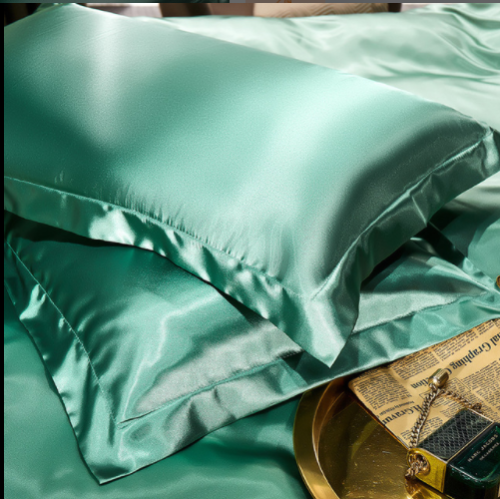 1/2PCS Myk Putekappe Silke Satin Putekapper Hjem Dekor Sengesett Pute Trekk Norvo