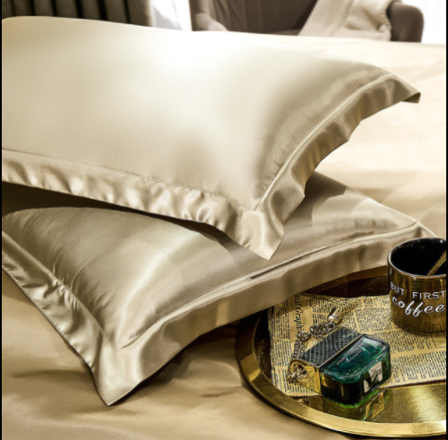1/2PCS Myk Putekappe Silke Satin Putekapper Hjem Dekor Sengesett Pute Trekk Norvo