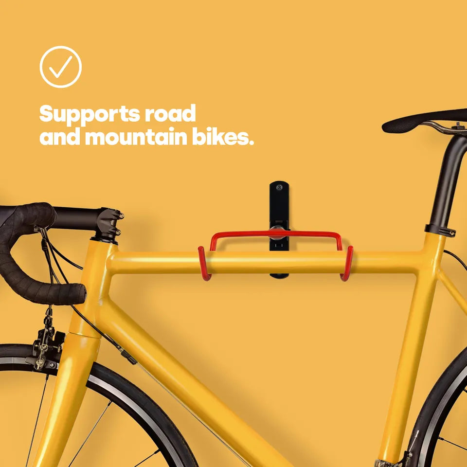 Norvo | Sykkelhengeren – Plassbesparende sykkelhekte med beskyttende kroker