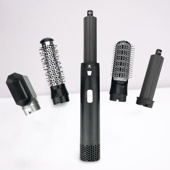 Norvo | 5-i-1 hårføner med børste og curlingjern