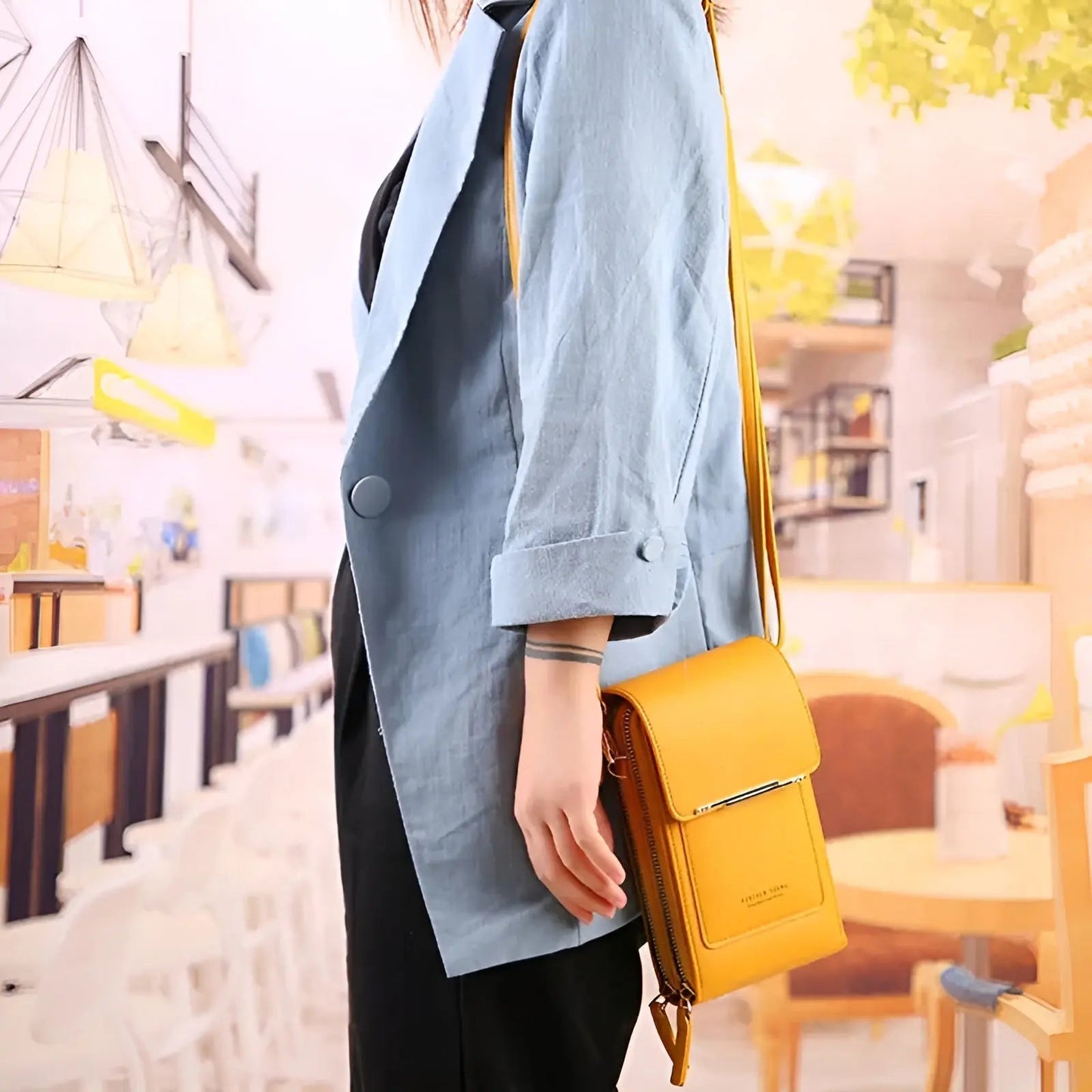 Frendorf | SafeTouch Skulderveske – Mykt Skinn med Tyveribeskyttelse