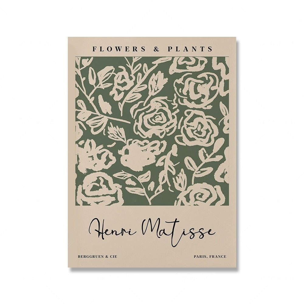 Norvo | Salviegrønn Matisse Yayoi Kusama Utstillingsplakat