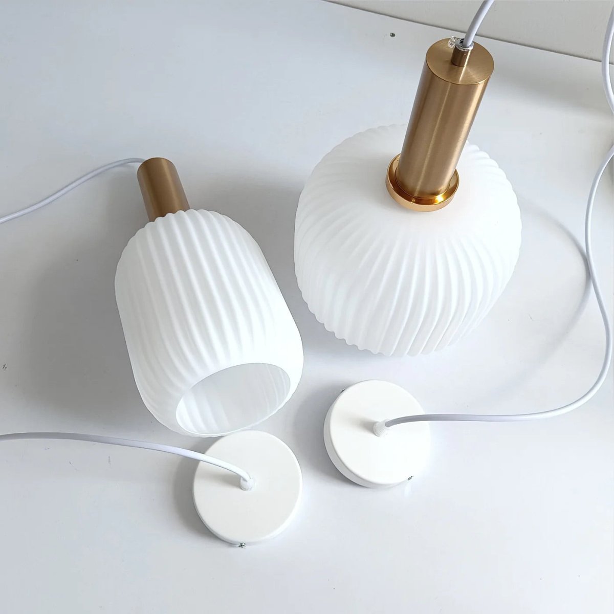 Norvo | LuxePrism – Elegant Glass Pendant Light with a Touch of Luxury