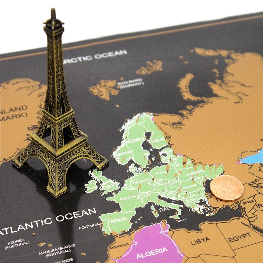 Scratch Off World Map Poster | Norvo