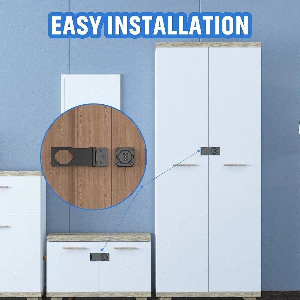 Norvo | SecureLock – Nøkkelløs Kombinasjonslås Laget av Sinklegering & Jern