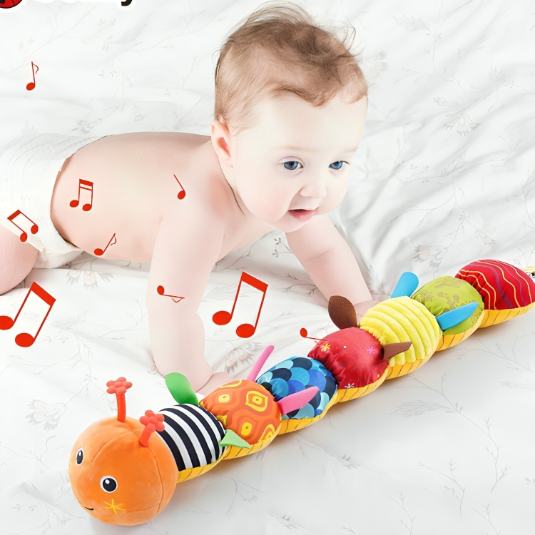 Norvo | Baby Sensory Plush Musical Caterpillar Toy