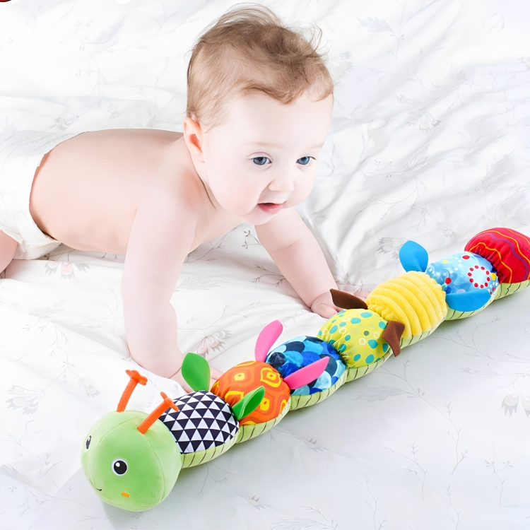 Norvo | Baby Sensory Plush Musical Caterpillar Toy
