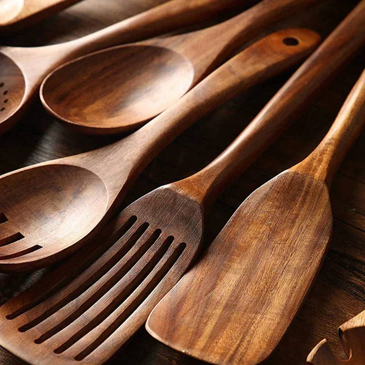 EcoChef - Teak Tre Servise Sett Norvo