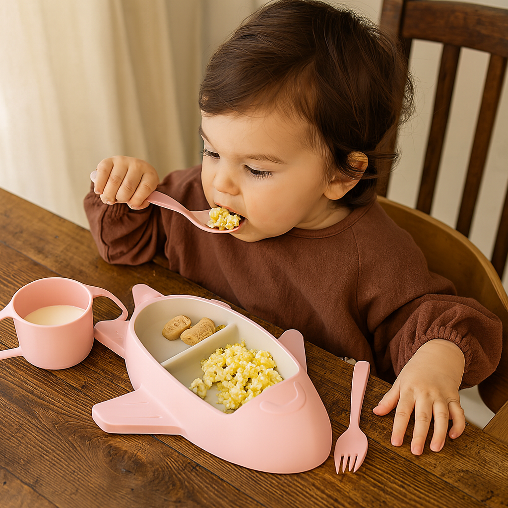 Norvo | Barne Tallerken Sett Bil Stil Holdbar Plast Design