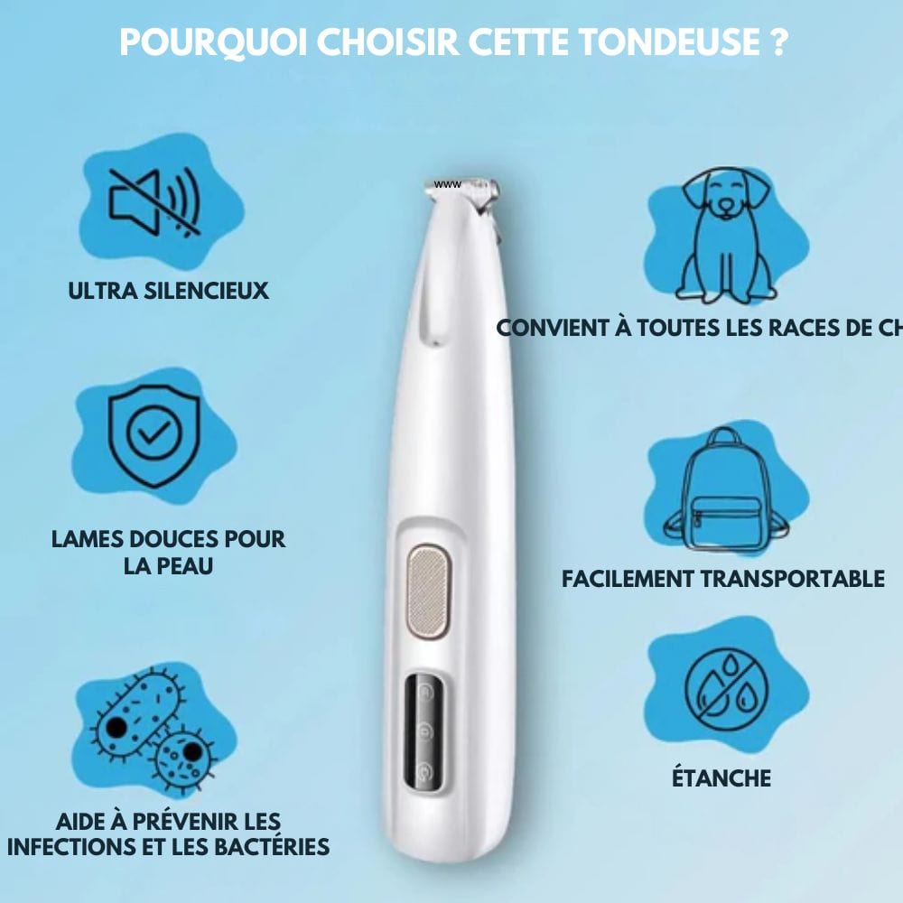 Norvo | WHISPERCLIP – Ultra-Stille Kjæledyrskjærer for Sensitiv Styling