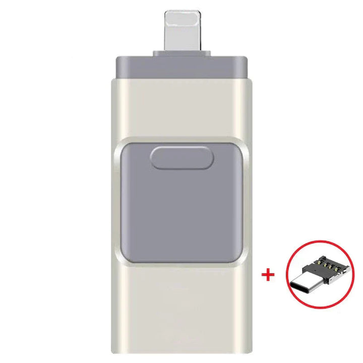 Norvo | DataFlex 4-i-1 Minnepinne – USB-lagring for telefon, nettbrett og PC