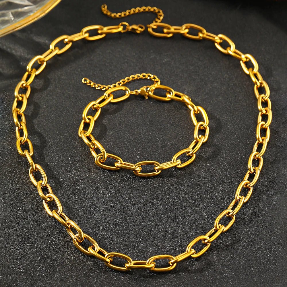 Norvo | Enkel Binders Halskjede & Armbåndsett