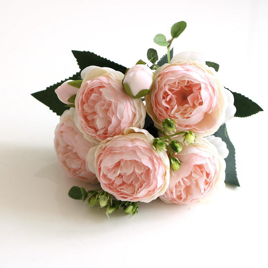 Norvo | Elegant Peony Dreams - Premium Kunstig Blomsterbukett