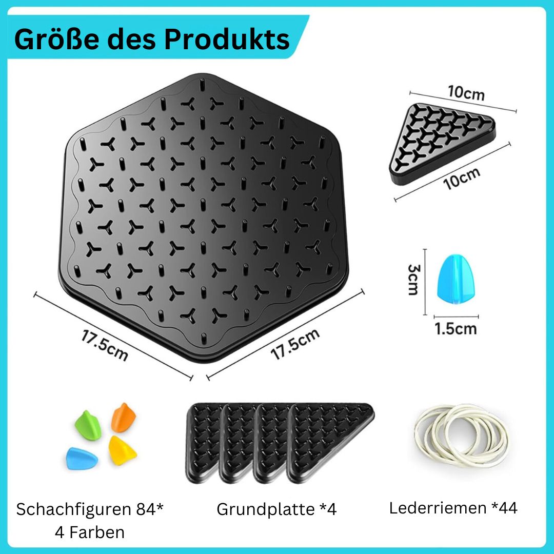 Norvo | Gummibånd sjakk tankespill