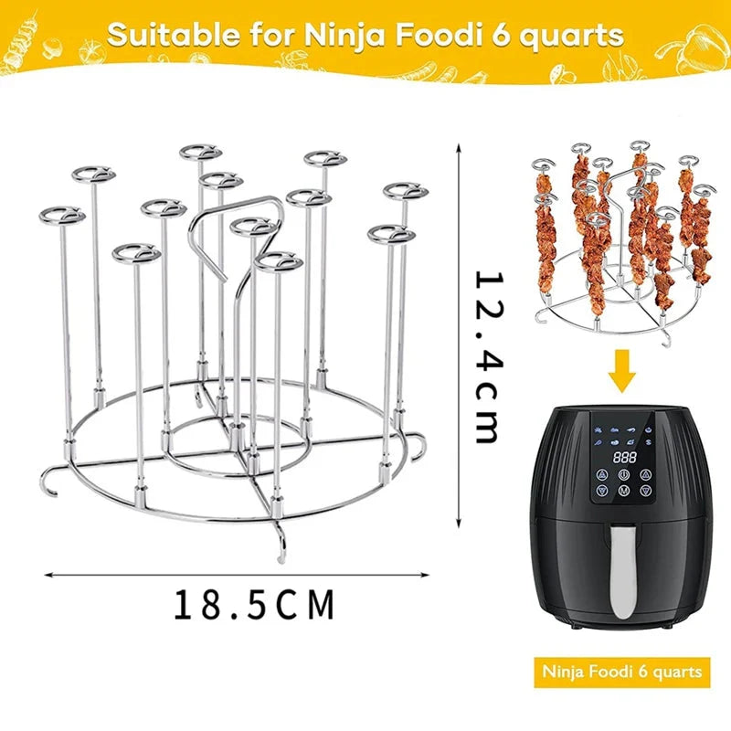 Spydestativ Air Fryer Tilbehør Grill Dehydrator Stativ BBQ Grill | Norvo
