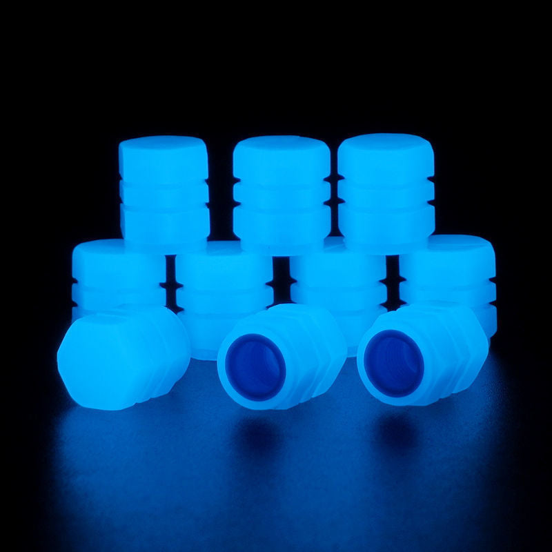 Norvo | Universelle Fluorescerende Dekk Ventilhetter (4 STK/Sett)