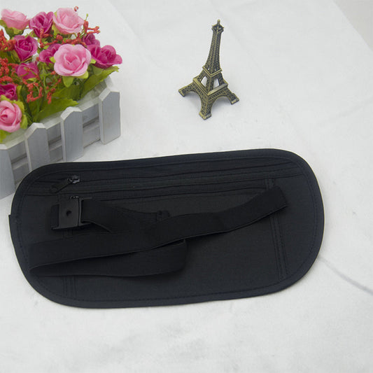 Norvo | Sport Hip Bag Justerbar med Glidelåslommer