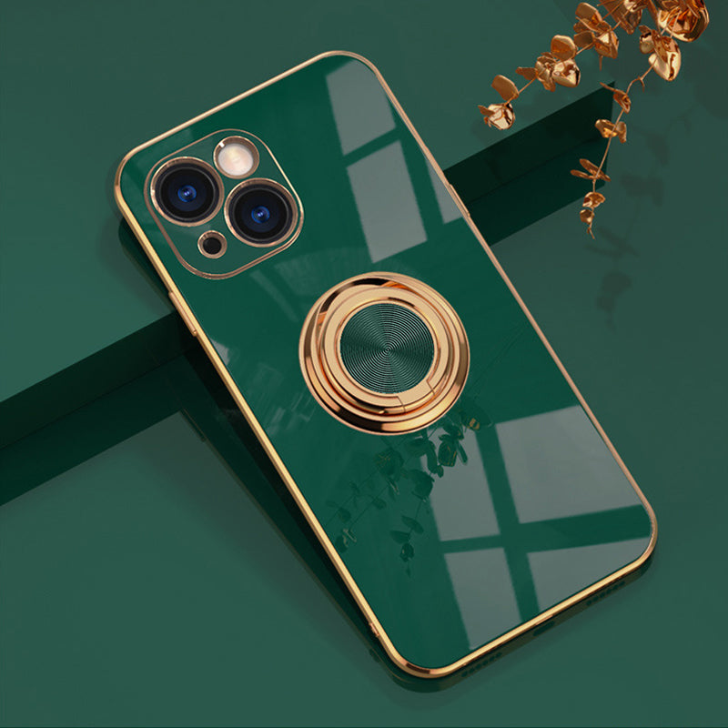 Norvo | Belagt Etui med Ring for iPhone
