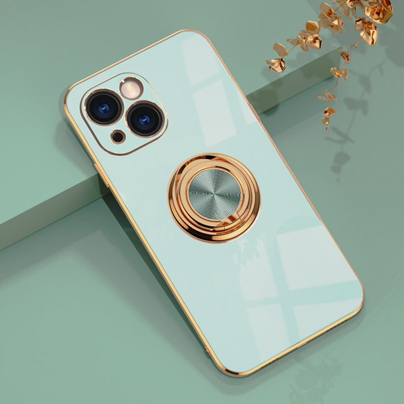 Norvo | Belagt Etui med Ring for iPhone